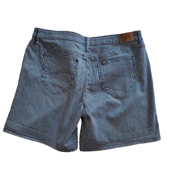 LEE DARK BLUE MIDRISE SHORTS SIZE 20 - Picture 2 of 8
